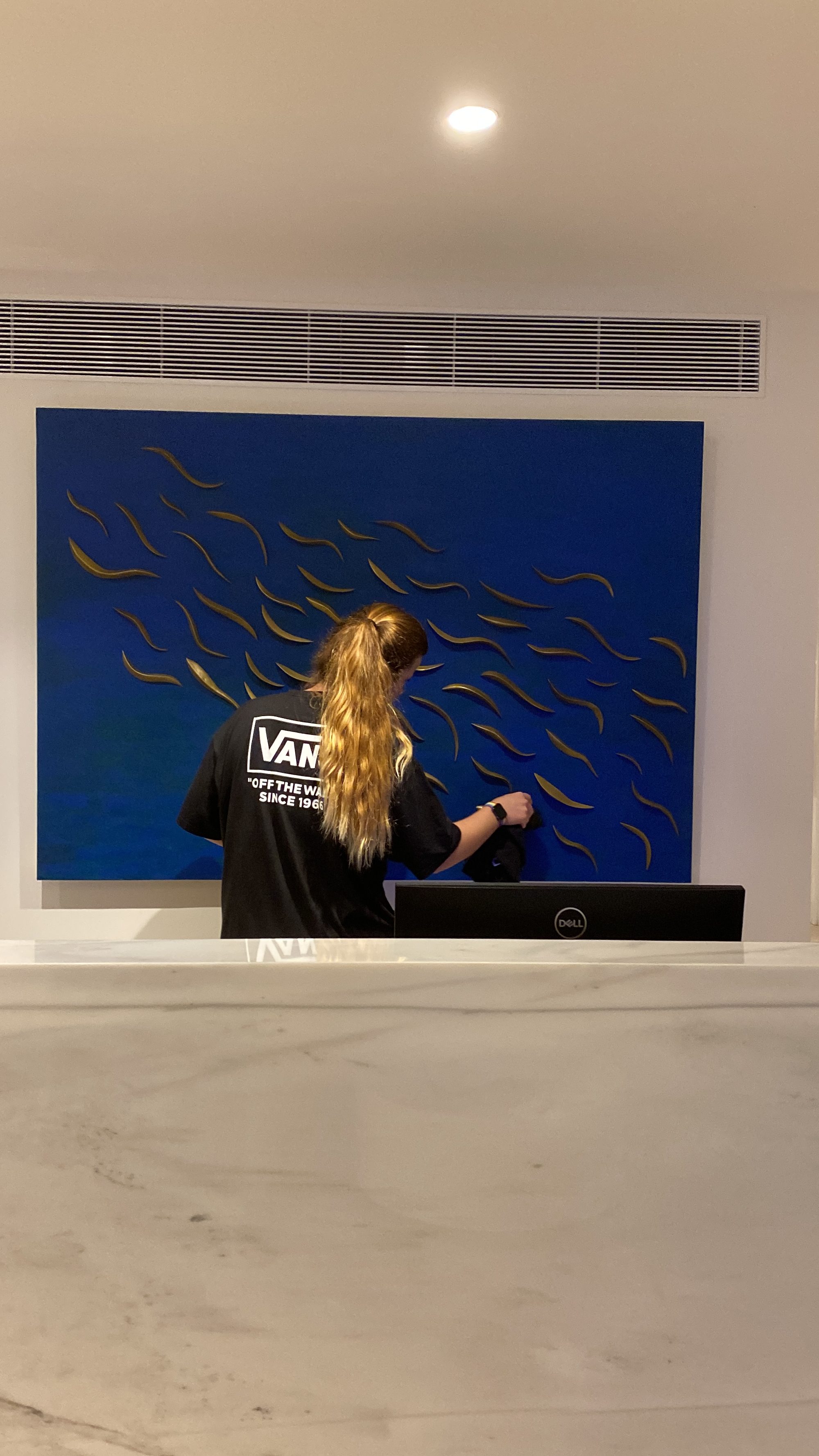 cuadro pintura recepción